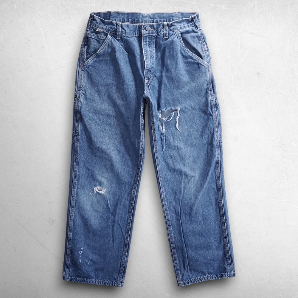 Carhartt Flame-Resistant‎ Original Fit Jeans Carpenter NFPA 2112 Men 33x30 Blue